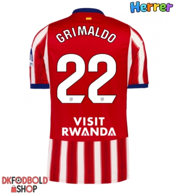 Atletico Madrid Alejandro Grimaldo #22 Hjemmebanetrøje 2026-27 Kort ærmer Atletico Madrid Alejandro Grimaldo #22 Hjemmebanetrøje 2026-27 Kort ærmer